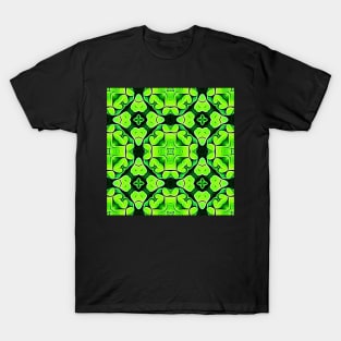 Pretty Green Leaves Lucky Clover Greenery Pattern 5 T-Shirt